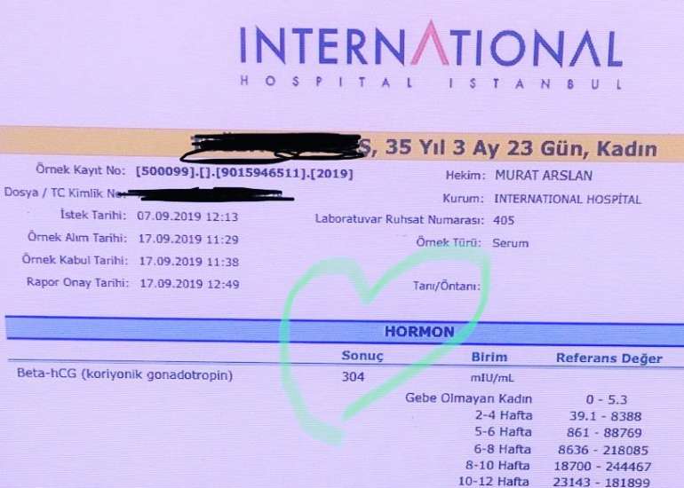 Farklı bir hastamızla bizi sevindiren sonuçlara devam